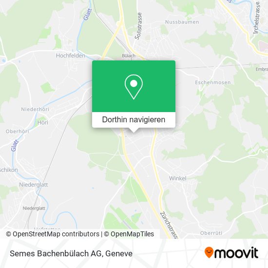 Semes Bachenbülach AG Karte