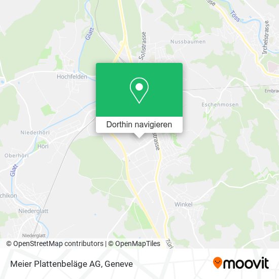 Meier Plattenbeläge AG Karte