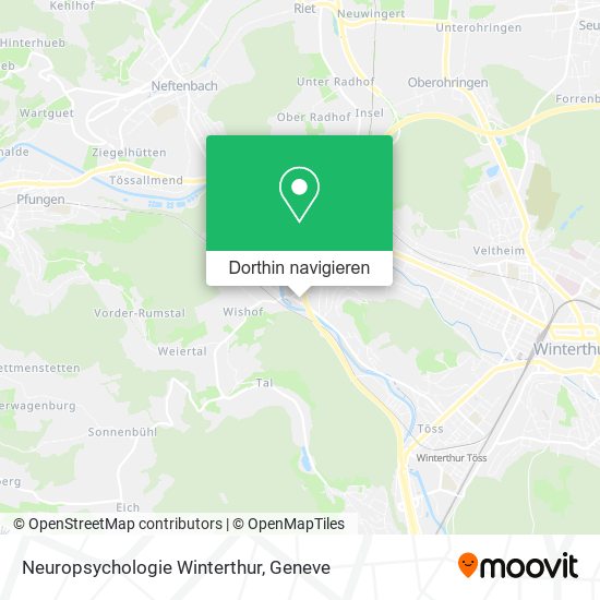 Neuropsychologie Winterthur Karte