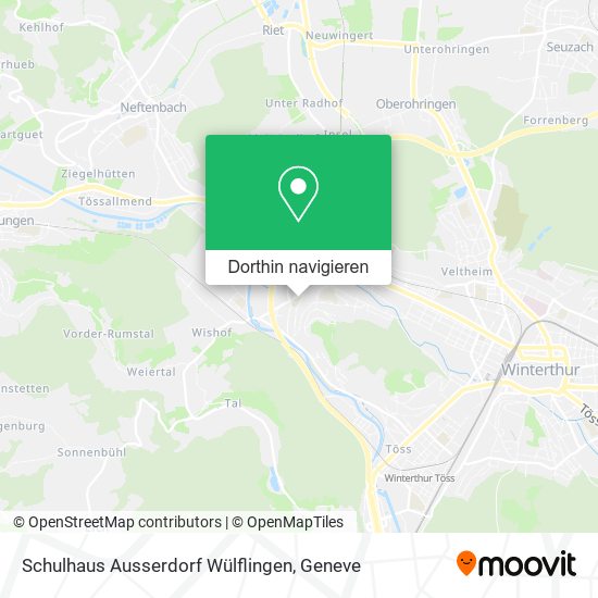 Schulhaus Ausserdorf Wülflingen Karte