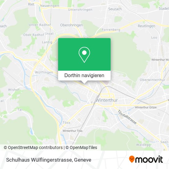 Schulhaus Wülflingerstrasse Karte