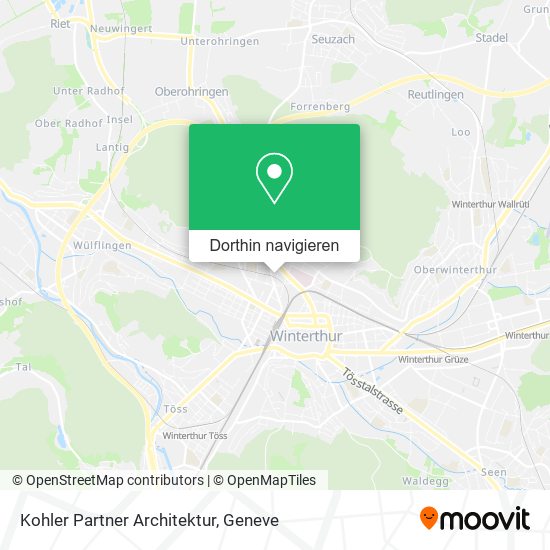 Kohler Partner Architektur Karte