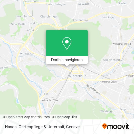 Hasani Gartenpflege &-Unterhalt Karte