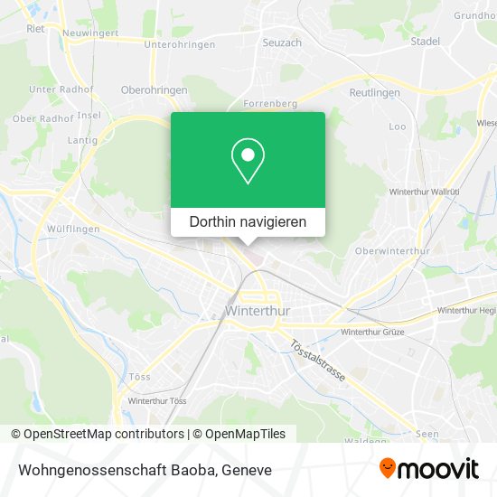 Wohngenossenschaft Baoba Karte