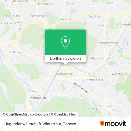 Jugendanwaltschaft Winterthur Karte