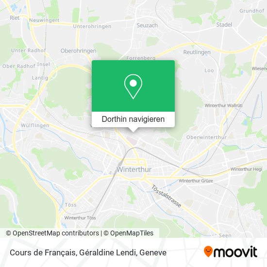 Cours de Français, Géraldine Lendi Karte