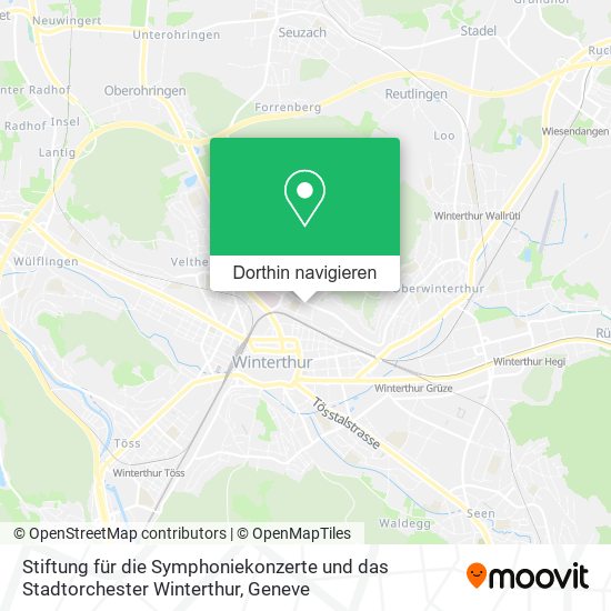 Stiftung für die Symphoniekonzerte und das Stadtorchester Winterthur Karte