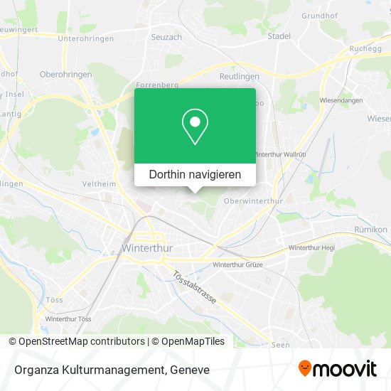 Organza Kulturmanagement Karte