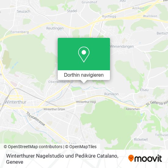 Winterthurer Nagelstudio und Pediküre Catalano Karte