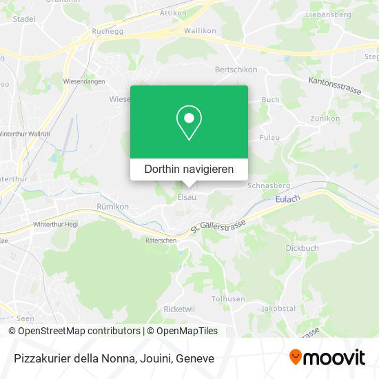 Pizzakurier della Nonna, Jouini Karte