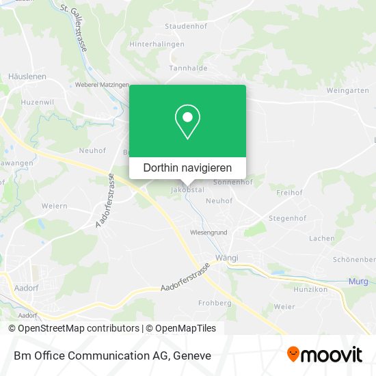 Bm Office Communication AG Karte