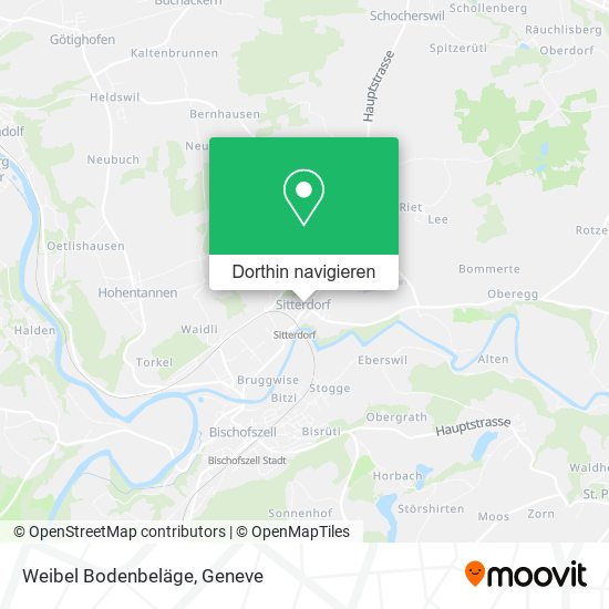 Weibel Bodenbeläge Karte