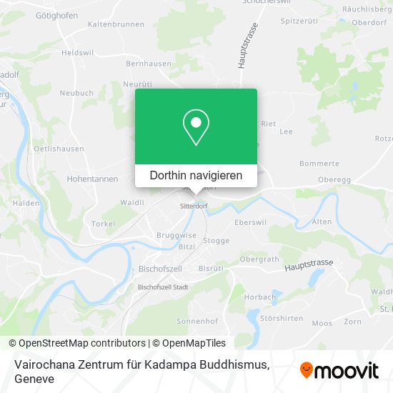 Vairochana Zentrum für Kadampa Buddhismus Karte