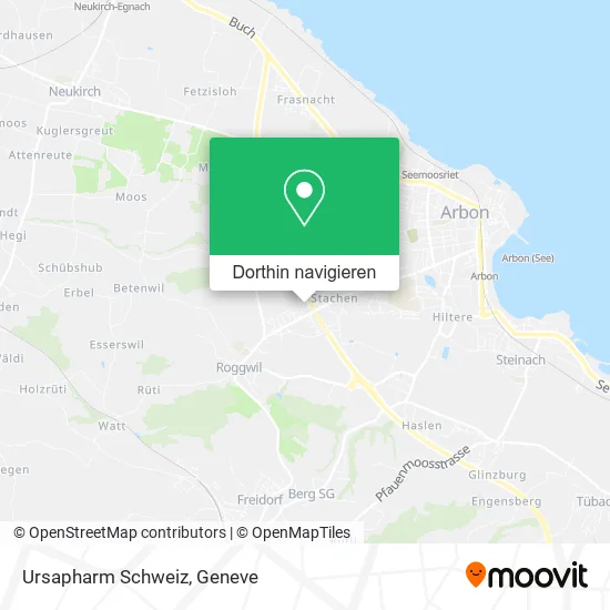 Ursapharm Schweiz Karte