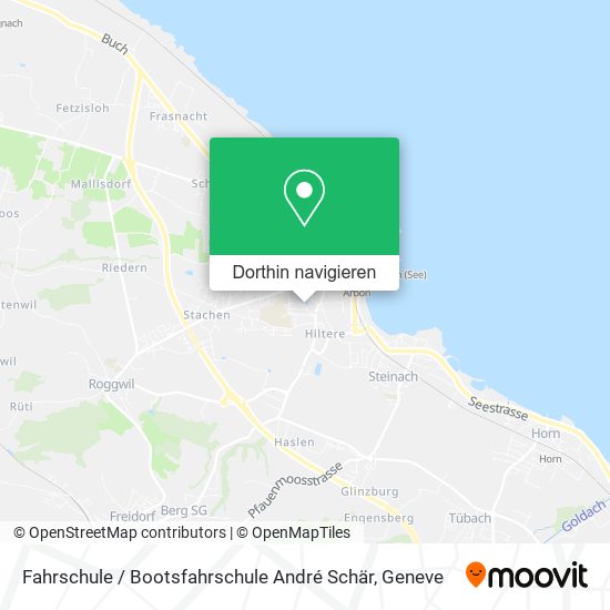 Fahrschule / Bootsfahrschule André Schär Karte
