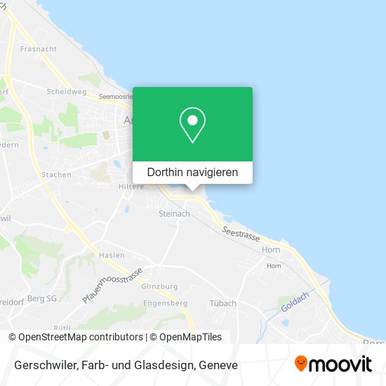 Gerschwiler, Farb- und Glasdesign Karte