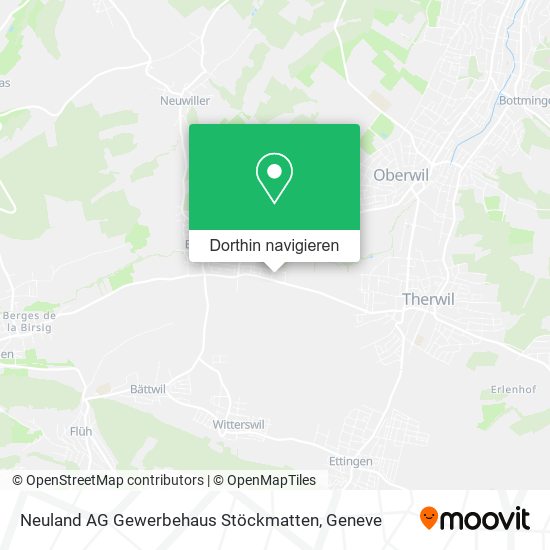 Neuland AG Gewerbehaus Stöckmatten Karte