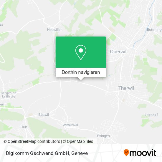 Digikomm Gschwend GmbH Karte