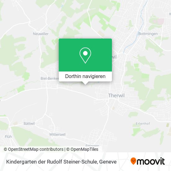 Kindergarten der Rudolf Steiner-Schule Karte
