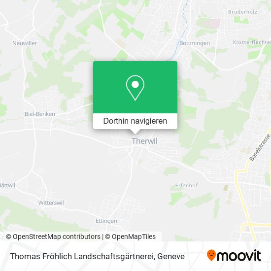 Thomas Fröhlich Landschaftsgärtnerei Karte