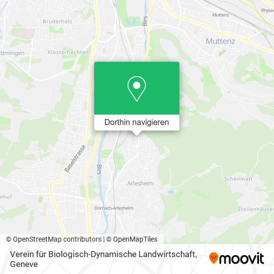 Verein für Biologisch-Dynamische Landwirtschaft Karte