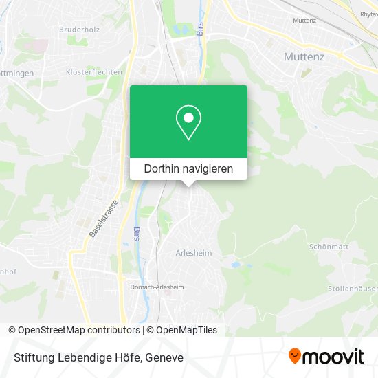 Stiftung Lebendige Höfe Karte