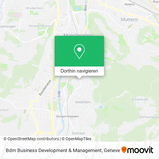 Bdm Business Development & Management Karte