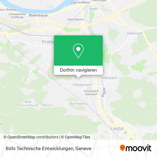 Böhi Technische Entwicklungen Karte