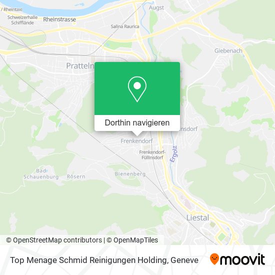 Top Menage Schmid Reinigungen Holding Karte