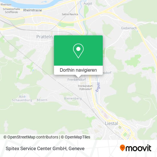 Spitex Service Center GmbH Karte