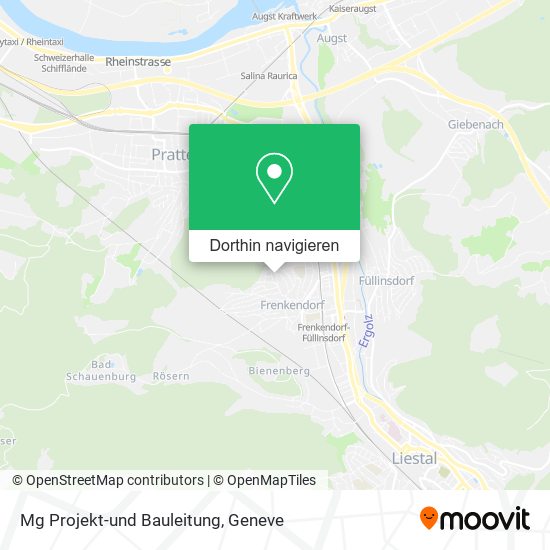 Mg Projekt-und Bauleitung Karte