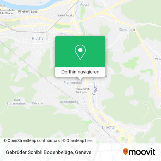 Gebrüder Schibli Bodenbeläge Karte