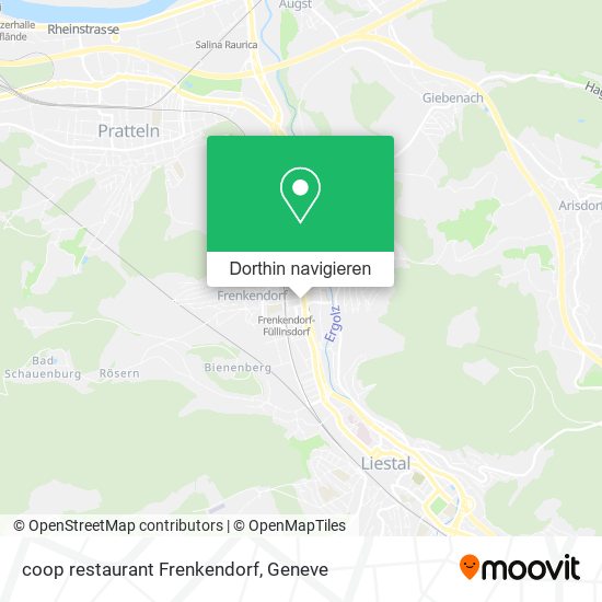 coop restaurant Frenkendorf Karte