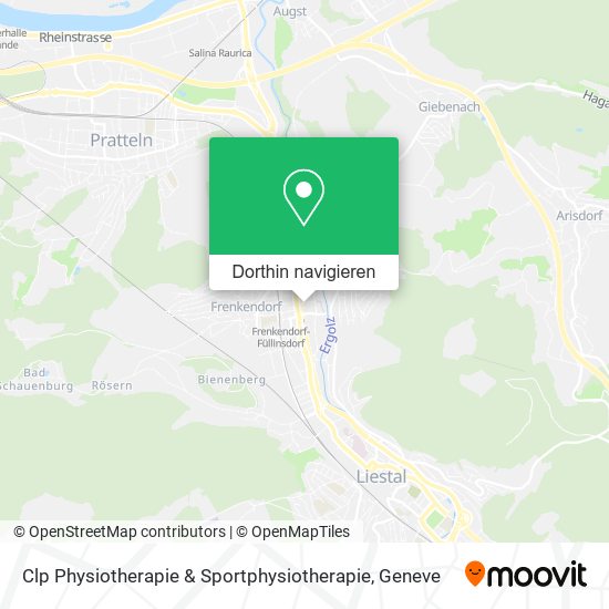 Clp Physiotherapie & Sportphysiotherapie Karte