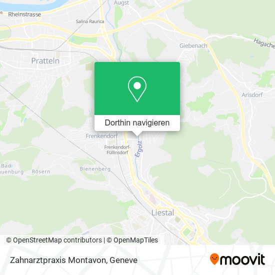 Zahnarztpraxis Montavon Karte