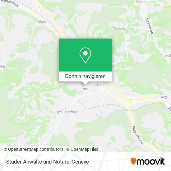 Studer Anwälte und Notare Karte