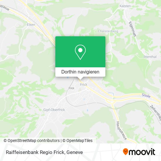 Raiffeisenbank Regio Frick Karte