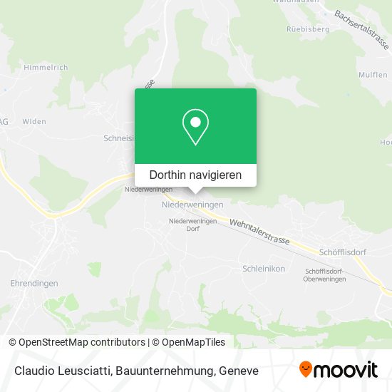 Claudio Leusciatti, Bauunternehmung Karte