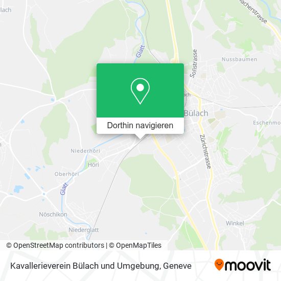 Kavallerieverein Bülach und Umgebung Karte