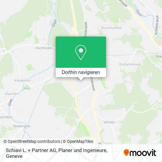 Schiavi L. + Partner AG, Planer und Ingenieure Karte
