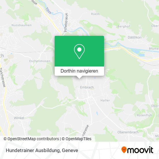Hundetrainer Ausbildung Karte