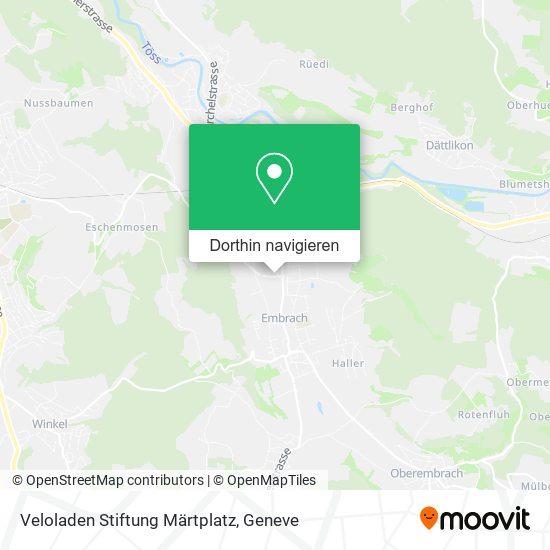 Veloladen Stiftung Märtplatz Karte