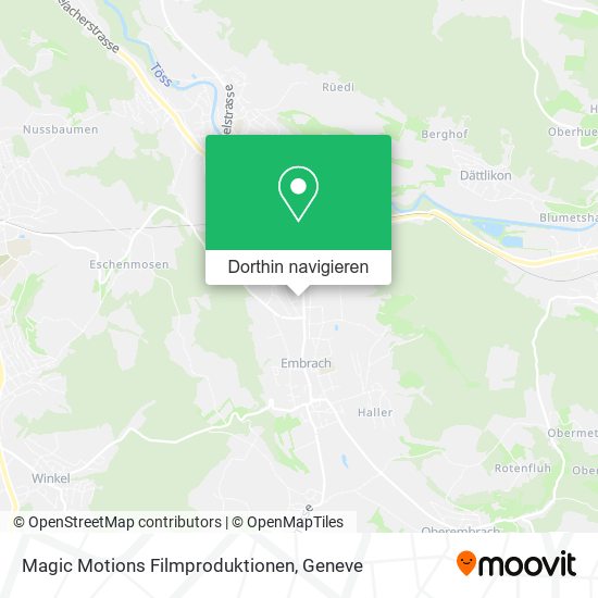 Magic Motions Filmproduktionen Karte