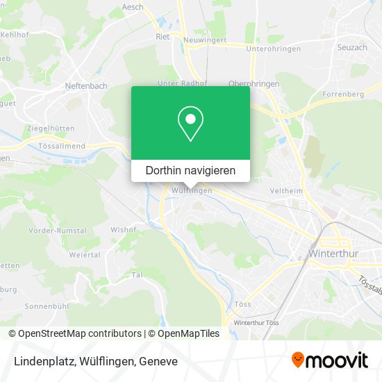 Lindenplatz, Wülflingen Karte