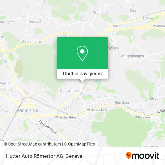 Hutter Auto Römertor AG Karte