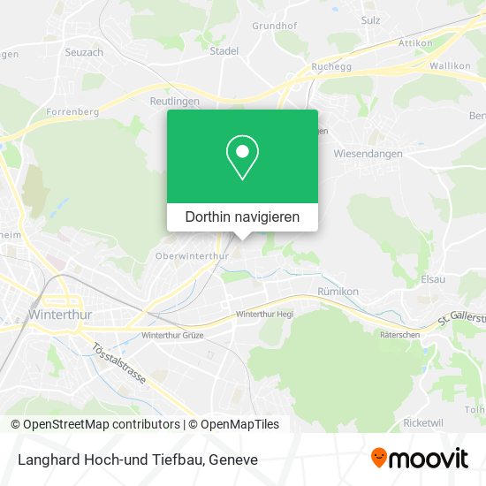 Langhard Hoch-und Tiefbau Karte