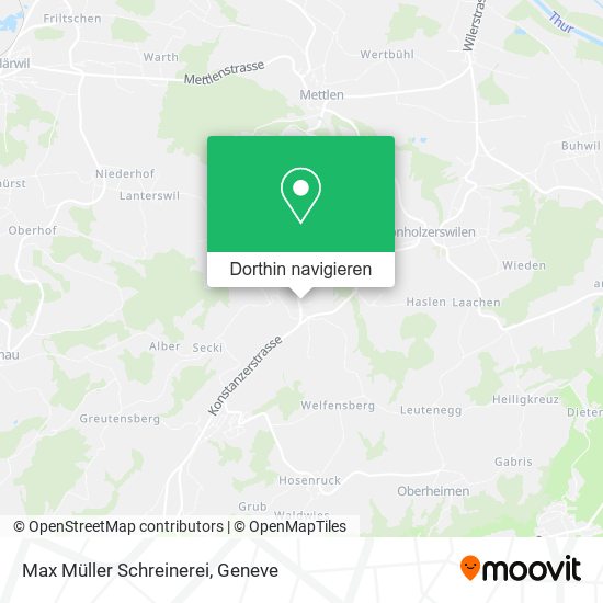 Max Müller Schreinerei Karte