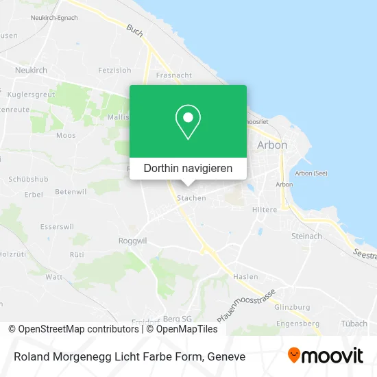 Roland Morgenegg Licht Farbe Form Karte