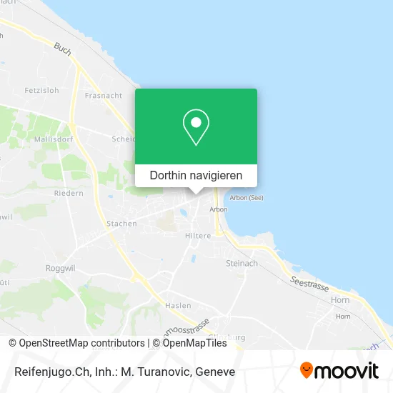 Reifenjugo.Ch, Inh.: M. Turanovic Karte