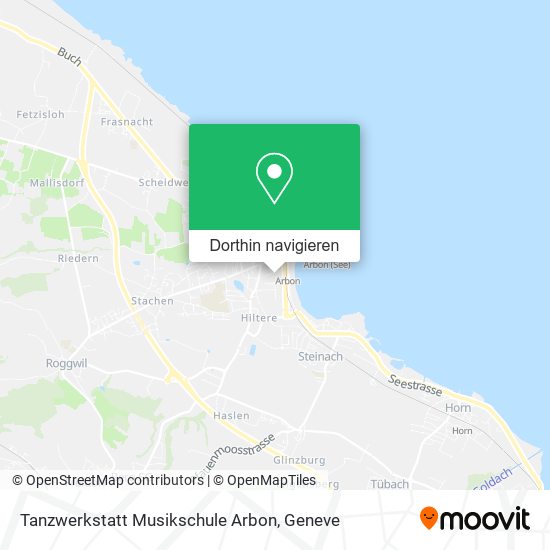 Tanzwerkstatt Musikschule Arbon Karte